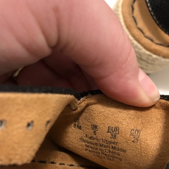 Womens NATURALIZER N5 COMFORT BLACK PEEP TOE ESPADRILLES SIZE 8 NEW NO BOX - Picture 9 of 9